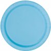 Papierové taniere svetlomodré 17cm 20ks