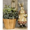 Clayre & Eef Drevený obal na kvetináč Woten - Ø 18*13 cm - Clayre & Eef