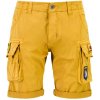 Alpha Industries Crew Short Patch Wheat pánske šortky Farba: žltá, Veľkosť: 32