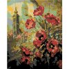 Maľovanie podľa čísel – Vlčie maky pri okne, 80 × 100 cm, bez rámu a bez napnutia plátna 8596530015062