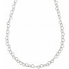 InfinitySilver Strieborná retiazka srdiečková 723306050
