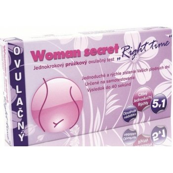 Woman Secret Right Time ovulačný test prúžkový 5 v 1