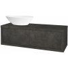 Dreja Umývadlová skriňa STORM SZZ2 120 (umývadlo Triumph) - D16 Tmavý betón / D16 Tmavý betón / Levé