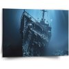 Sablio Obraz Vrak lode na dne mora - 150x110 cm