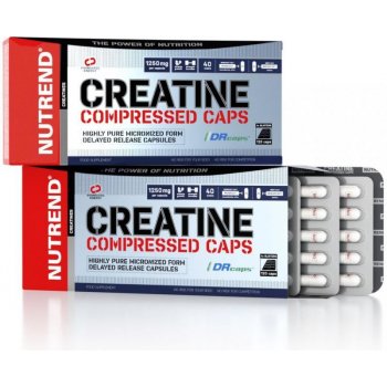 NUTREND Creatine Compressed 120 kapsúl