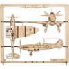 UGEARS 3D Fighter Aircraft 2,5D 47 dílků (70196)