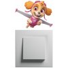 PIPPER. Samolepka nad vypínač „PAW Patrol - Skye
