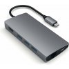 Satechi USB-C Multiport adaptér 4K 8ports V2 - Space Gray Aluminium ST-TCMA2M