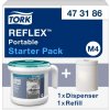 Zásobník na papierové utierky so stred. odvíjaním TORK Reflex prenosný M4
