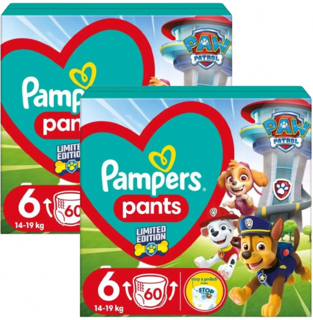 PAMPERS Active Baby Pants 6 120 ks