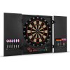 KLARFIT Dartmaster 180, čierny, elektronický terč so šípkami a dvierkami (DRB-Dartmaster 180)