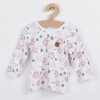 Dojčenské tričko s dlhým rukávom Koala Flowers - 68 (4-6m)