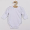 Dojčenské body celorozopínací New Baby Classic biele - 56 (0-3m)