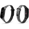 Xiaomi Mi Band 3/4 náhradný náramok - Biele čáry MBSCZ-BICA4