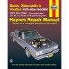 Buick, Oldsmobile & Pontiac Full-Size (RWD) (70 - 90)