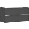 Skrinka pod umývadlo bez umývadla Hansgrohe Xelu Q 118x62,5x47,5 cm šedá matná 54036700