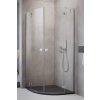 RADAWAY ESSENZA PDD 80cm pravé dvere do kombinácie / sprchový kút štvrťkruhový, profil chróm, sklo číre, 1385002-01-01R
