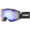 Lyžiarske okuliare UVEX Victorious FM black matt/mirror blue