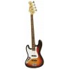 Dimavery JB-302 ľavoruká elektrická basgitara, sunburst