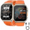 Smart hodinky Active Band A70 ŠPORTOVÉ S VOLANÍM PL PLUS AMOLED oranžové