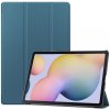 Knižkové puzdro Pure case tmavozelené – Samsung Galaxy Tab S7+ / Tab S8+ / Tab S7 FE
