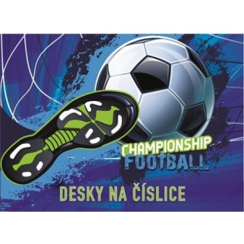 Karton P+P Desky na číslice Fotbal