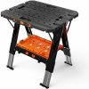 Skladací pracovný stôl PONY JORGENSEN s nastaviteľnou výškou - plocha 787 × 635 mm