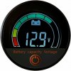 Indikátor kapacity batérie 8-100V, okrúhly (34597)