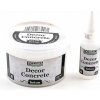 Pentart Decor beton, betónový prášok hrubý, 250 ml + 20
