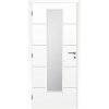 Solodoor Interiérové dvere Snow 8 presklené, 80 L, biela