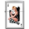 Zippo Girl With Ace Card 7948