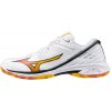 Pánska halová obuv Mizuno Wave Claw 3 White/Citrus/Calypso Coral EUR 44,5