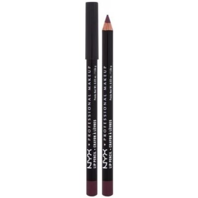 NYX Professional Makeup Slim Lip Pencil krémová a dlouhotrvající ceruzka na pery 834 Prune 1 g
