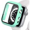 Full protection 360 ° kryt s tvrdeným sklom pre Apple Watch 10 (46 mm) Farva: Modro zelená