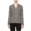 Dámské pyžamo vrch.díl QS1678E - Calvin Klein Barva: šedá-leopard, Velikost: M