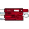 VICTORINOX SWISS CARD - červená transparentná (0.7100.T)