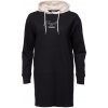 Dámske šaty Russell Athletic, DRESS HOODIE čierna,biela XXL