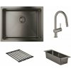 Súprava nerezový drez Grohe K700U 31574AL1, kuchynská batéria Grohe Minta 32321AL2, 40852AL0, 40856AL0