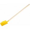 TEDDIES Žlutá lopata s násadou 80cm