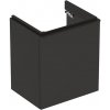 GEBERIT SMYLE SQUARE 53,6 x 43,3 x 61,7cm skrinka pod umývadlo, pravé pánty, láva matná, 500.365.JK.1