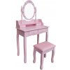 Home Deluxe Toaletný stolík Rosy (bledoružová) (100397777)