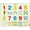 Puzzle Larsen 10 dielikov Skladačka Počítame do 10 Maxi
