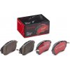Sada brzdových platničiek, vždy 4 kusy v sade BREMBO P 78 017X (P78017X)