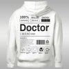 Doctor Label dámska mikina s kapucňou