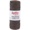 MACRAME CORD FINE 2,5mm Katia Farby MACRAME CORD FINE: 204 srnčia hnedá - VÝPREDAJ