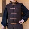 Epic Armoury Gambeson - vesta, hnědý, veľkosť L