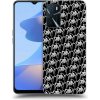 Picasee silikónový čierny obal pre OPPO A16s - Separ - White On Black 2