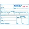 Igaz 311 Výdavkový pokladničný doklad, s DPH, čislovaný, samoprepis, A6, 100 listov