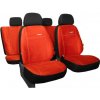 Poťahy pre FORD PUMA II (od 2019) Comfort (Alcantara) tehlovo červená (vyp) Pok-ter