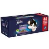 Felix Fantastic hovädzie, kuracie, losos, tuniak v želé 44 x 85 g